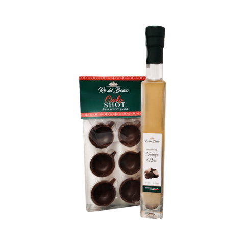 Cioko Shot - Liquore al tartufo con sei tazzine al cioccolato